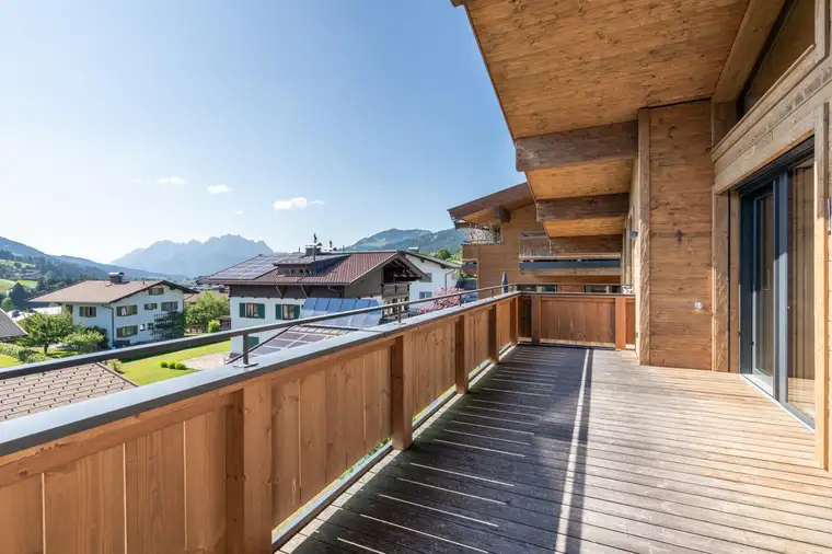 Neubau-Penthouse mit Horn- &amp; Kaiserblick