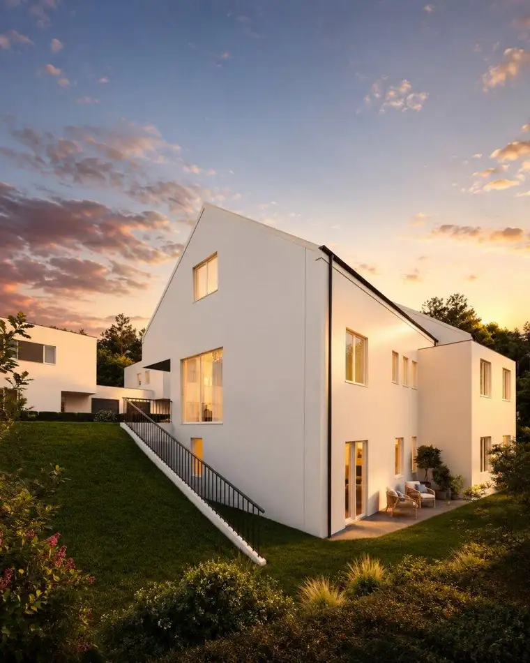 Moderne Doppelhaushälfte zwischen Pöstlingberg und Lichtenberg – 5 Zimmer, Garten, Carport, Erstbezug!