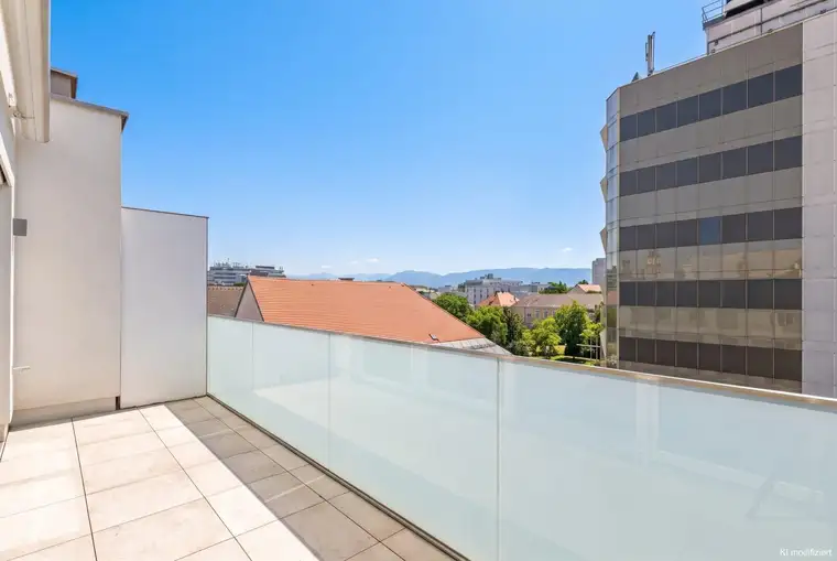 ERSTBEZUG: Moderne Maisonette mit Balkon &amp; Loggia am Benediktinermarkt in Klagenfurt!
