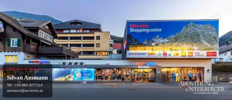 Attraktive Geschäftsfläche im Silvretta Shoppingcenter – 1A-Lage im Herzen von Schruns