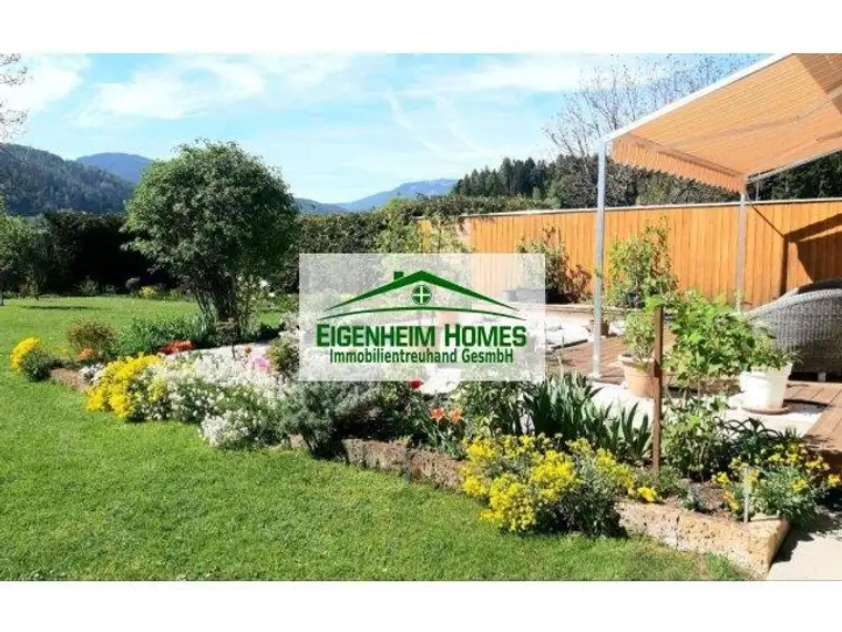 Bungalow mit Doppelgarage und Ausbaureserve – Feldkirchen