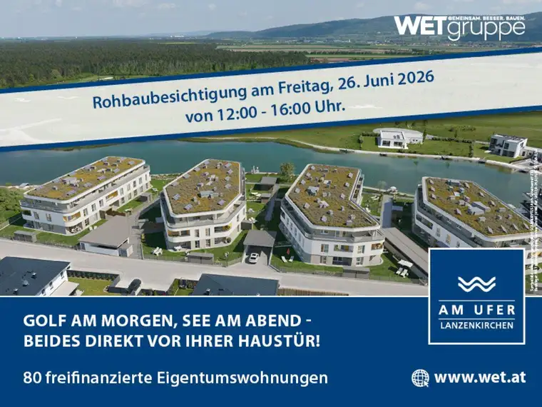 Am Ufer | Lanzenkirchen - Modernes Wohnen beim See und Golfplatz