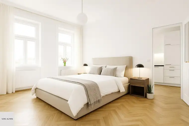 Befristet vermietet: Sanierte 3-Zimmer-Wohnung in ruhiger Lage