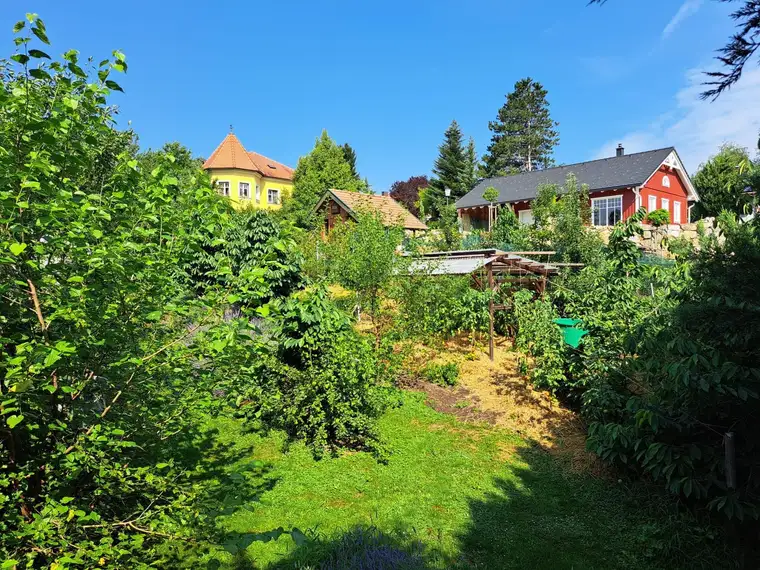 Hochwassersicheres Traumgrundstück mit Gartenhütte und Weitblick zu verkaufen!