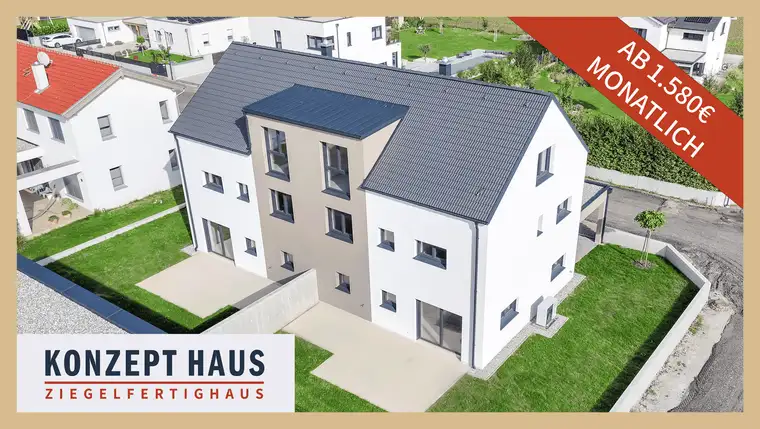 DACHLOFT inklusive - Ziegelhaus belagsfertig zu verkaufen