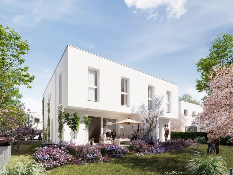 Traumhafte Doppelhaushälfte in Parndorf: Erstbezug mit Garten und zwei Stellplätzen!