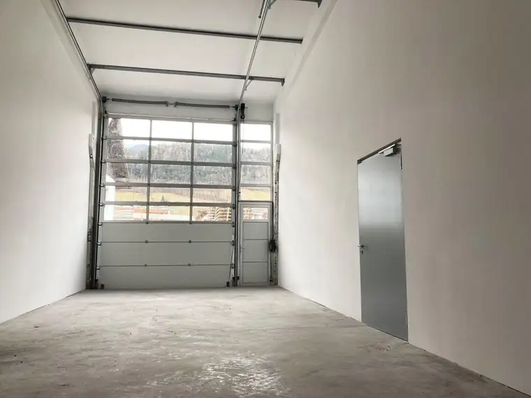 Großzügige Lagerhalle mit Sektionaltor