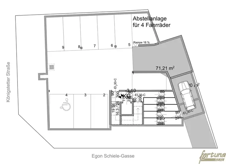 Achtung Bauträger: Grundstück mit Projekt in der Einreichphase in Tulln an der Donau