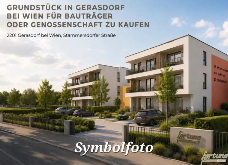 Grundstück in Gerasdorf bei Wien für Bauträger oder Genossenschaft zu kaufen