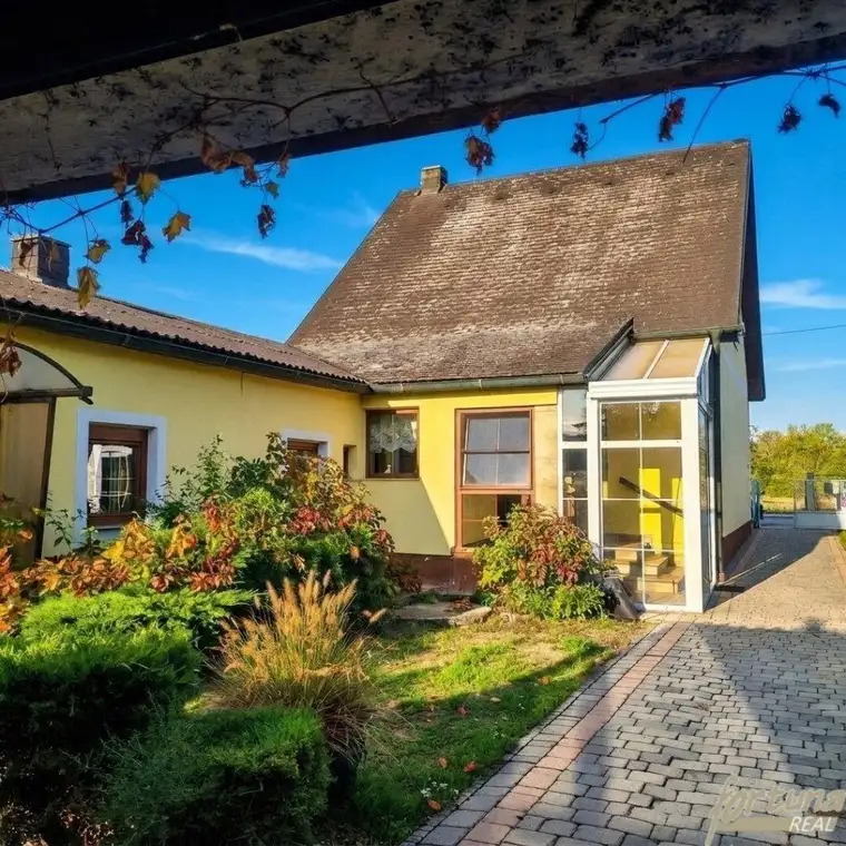 Ihr Platz im Grünen nahe Wien – Haus mit Garten und zwei Garagen in Ortsrandlage
