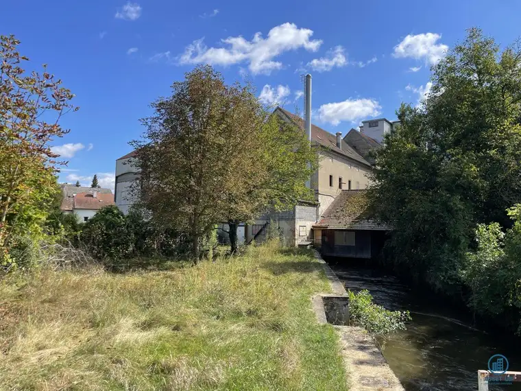 Baugrundstück mit Wasserkraftwerk im Zentrum von Gars am Kamp