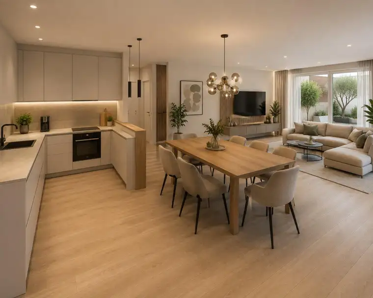 Exklusive Gartenwohnung mit 110 m² Wohnfläche &amp; 80 m² Eigengarten | Erstbezug nahe Wien