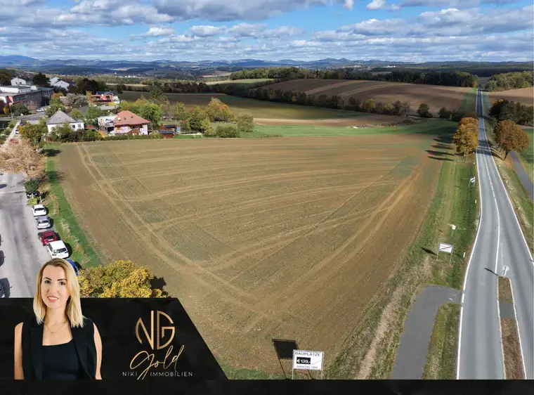 5.119 m² GRUNDSTÜCK IN OBERWART | 4.366 m² BAULAND WOHNGEBIET | TEILUNG DENKBAR