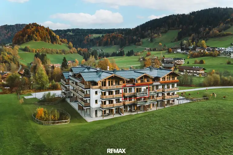 Attraktive Kapitalanlage in den Tiroler Alpen – Stilvolle 3-Zimmer-Wohnung mit Bergpanorama &amp; Wellnessbereich