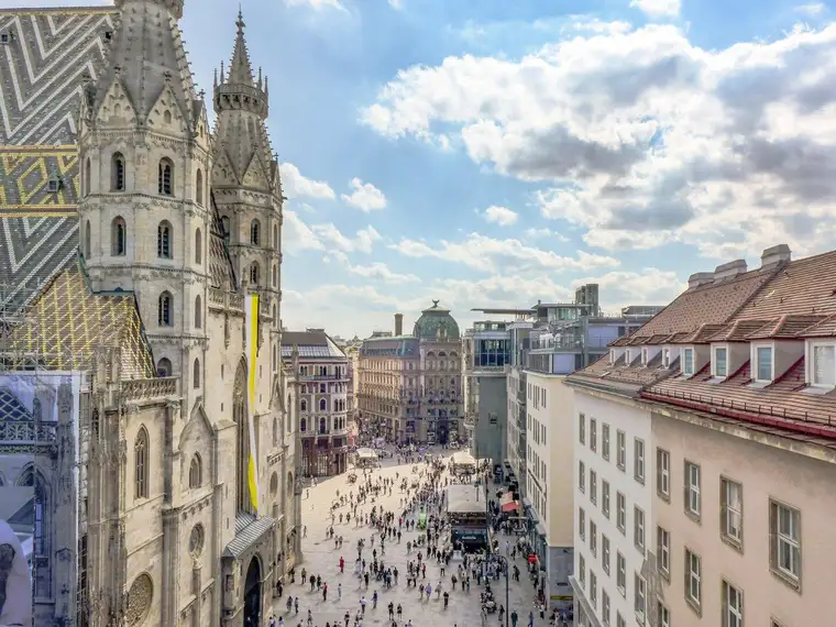 Penthouse mit einmaligem Blick auf den Stephansdom - Historische Lage trifft exklusive Wohnqualität