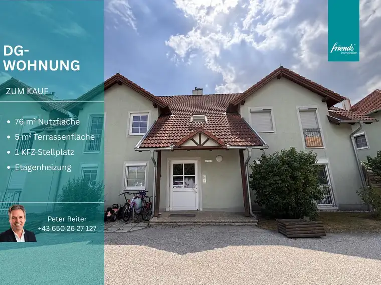 3 Zimmer mit Balkon &amp; Parkplatz