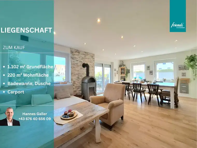 Vielseitig nutzbare Liegenschaft mit ausreichend Platz und herrlichem Blick auf die Hohe Wand