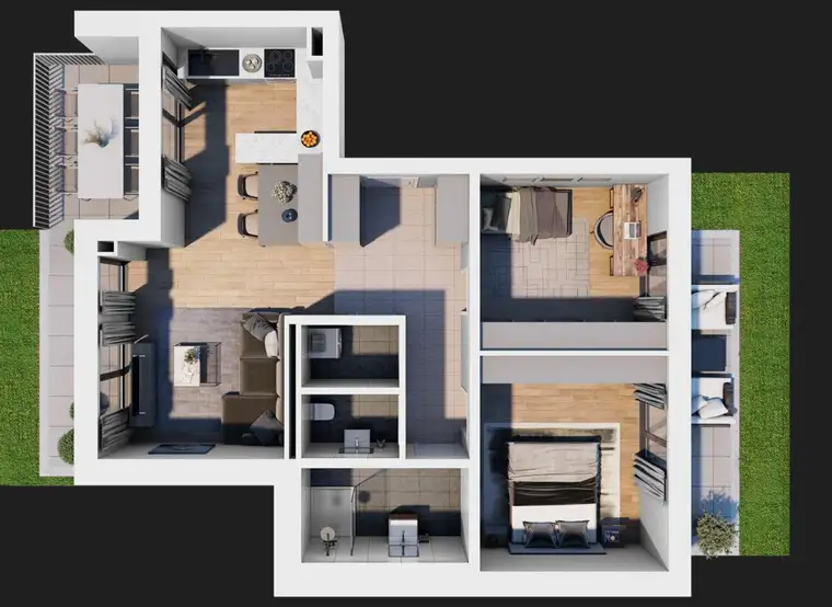 Schirmer Areal Sellrain 3 - Zimmer-Wohnung mit Garten zu verkaufen