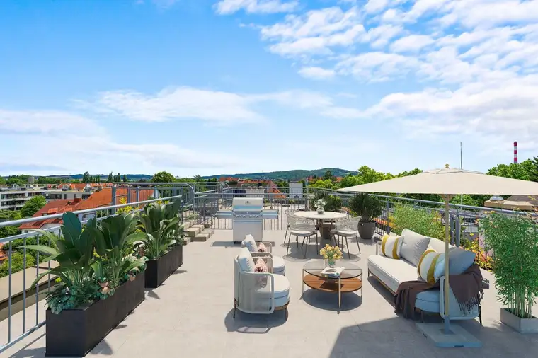 Special-Ihr neues Familienparadies im Herzen der Stadt! Dachterrasse mit Panoramablick und eigenen Stellplatz