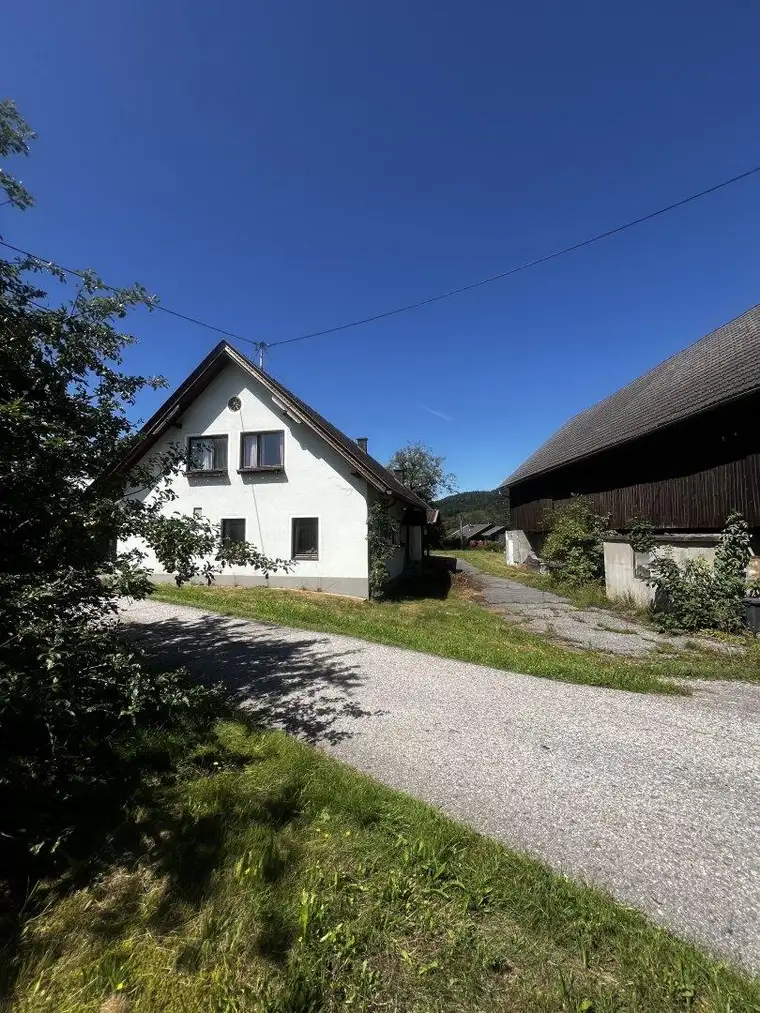 Geräumiges Landhaus mit Renovierungsbedarf, Scheune und großzügigem Grundstück in idyllischer Lage