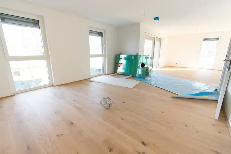 Erstbezug: 3-Zimmer-Familienwohnung mit Blick auf die Alte Donau!