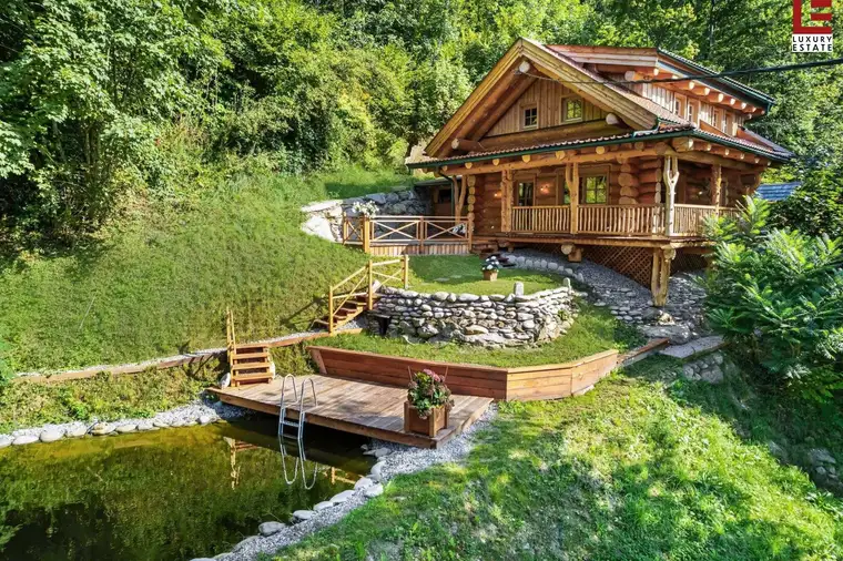 Rundholzhaus der Extraklasse in Oberkärnten - Handmade!