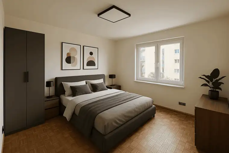 Moderne 2-Zimmer Wohnung mit Loggia und Parkplatz