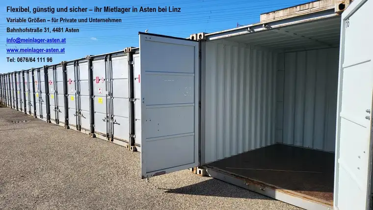 Lagercontainer, Flexibel, günstig und sicher!