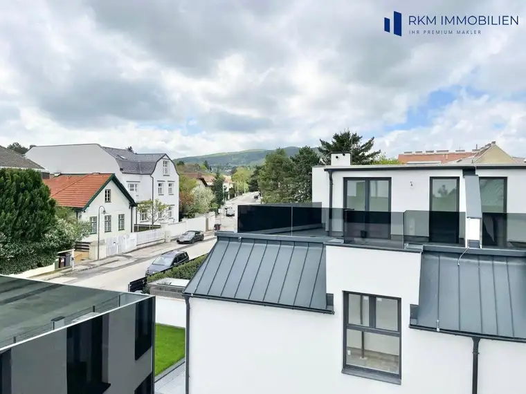 Maisonette-Neubauwohnung mit Dachterrasse und Blick auf den Wienerwald