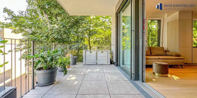 Luxus &amp; Lage vereint: Exklusives Design-2-Zimmer-Apartment mit Terrasse im Wiener Cottageviertel