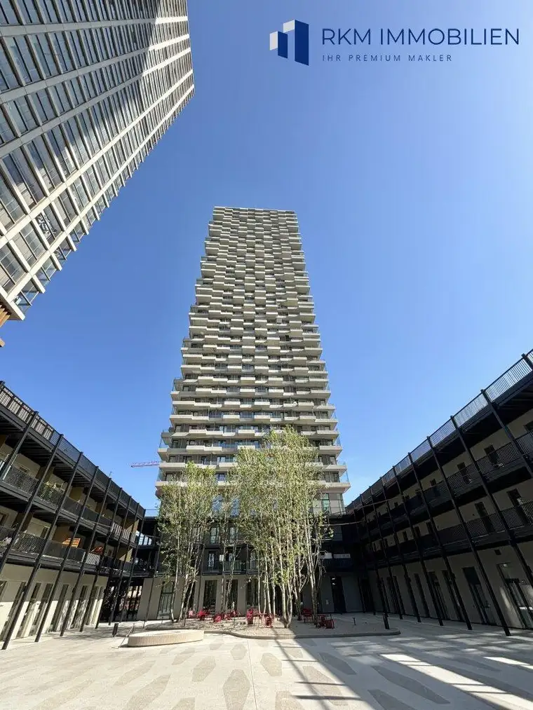 Traumhafte 3-Zimmer-Wohnung in 36. Etage, 1030 Wien – MODERN mit Balkon!