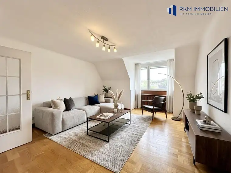 Wertbeständiges Investment in Mauer – helle Dachgeschosswohnung in exklusiver Ruhelage