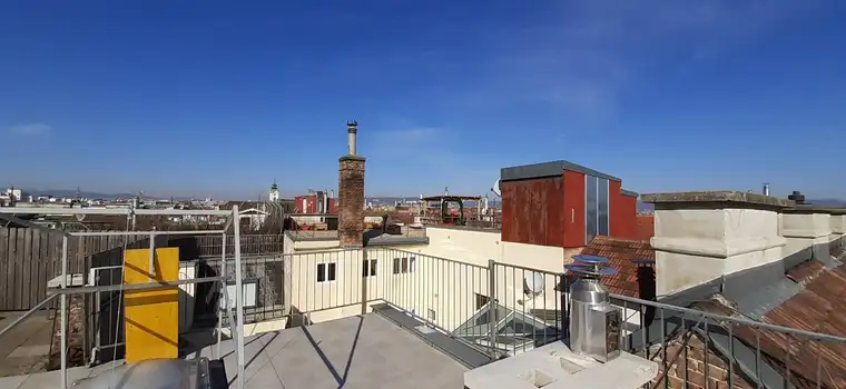 Exklusive 96 m2 Dachgeschoßwohnung und 50 m2 Panoramaterrasse in Bestlage - Neubaugasse 31!