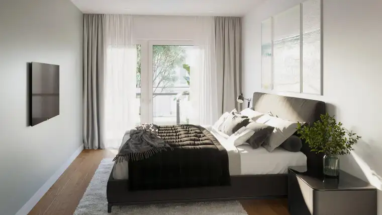 Moderne Terrassenwohnung in Wien, Erstbezug und traumhafter Terrasse