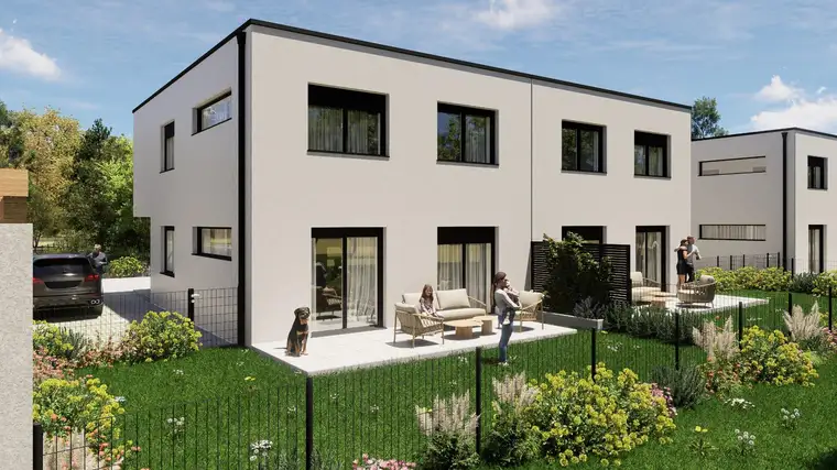 Neue Doppelhaushälfte in Pottendorf – 131m², Terrasse, 2 Stellplätze, Erstbezug! *PROVISION BEZAHLT DER ABGEBER*