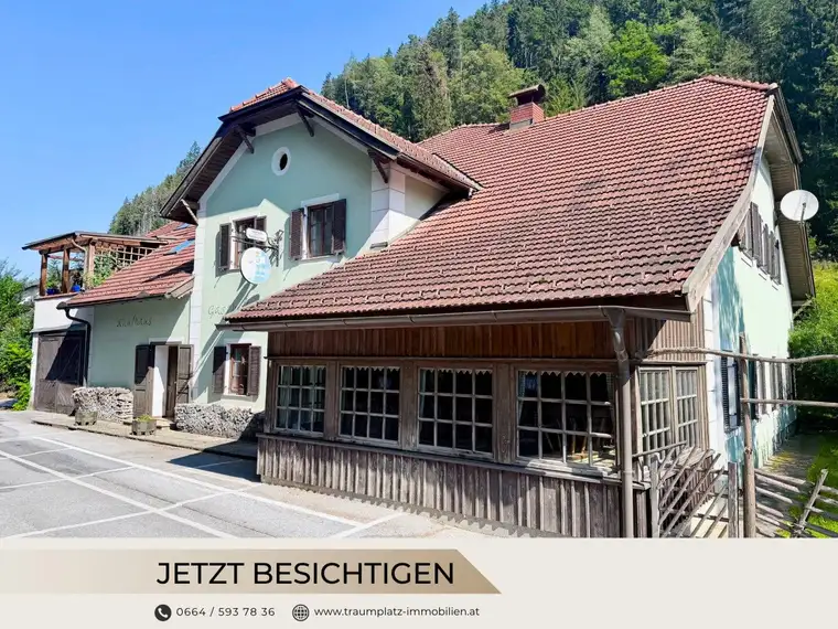 Gasthaus mit 2 Wohnungen und Entwicklungspotential - Traditionsgasthof "Zur Raabklamm"