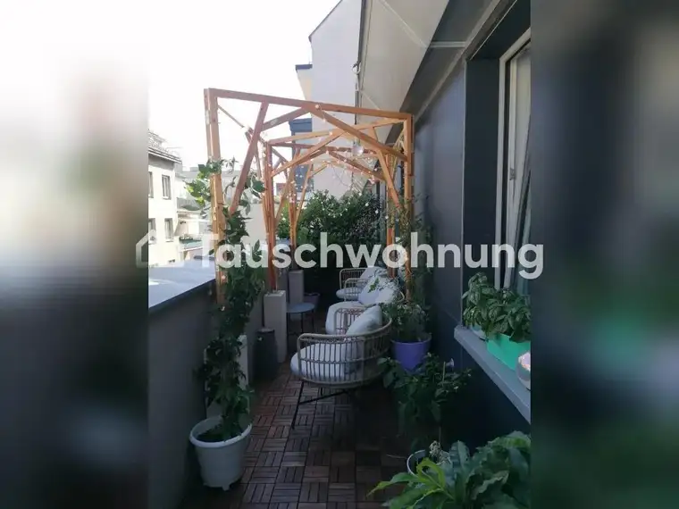 TAUSCHWOHNUNG Tolle zentrale Maisonette-Wohnung mit zwei Außenflächen