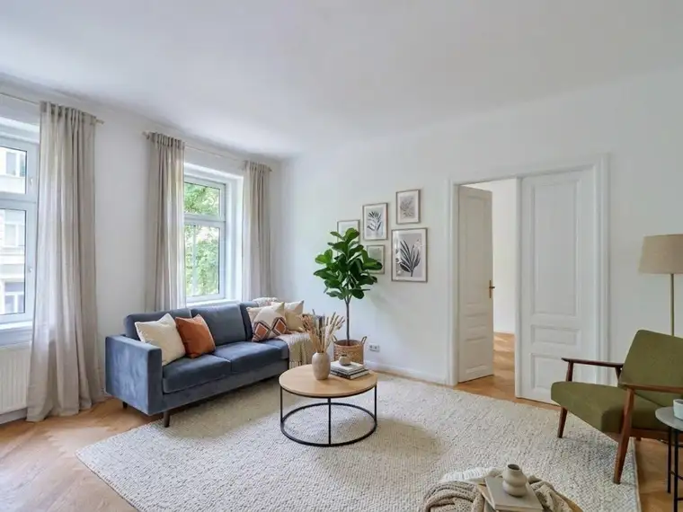 1020! Hochwertig sanierte Altbauwohnung Nähe Prater - Balkon möglich!