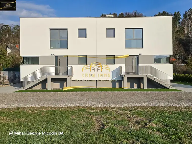 Moderne Doppelhaushälfte in Seebenstein: 5 Zimmer, Garten, Terrasse, Stellplatz, Erstbezug!