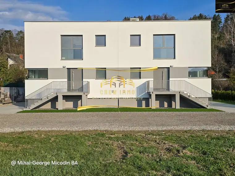 Moderne Doppelhaushälfte in Seebenstein: 5 Zimmer, Garten, Terrasse, Stellplatz, Erstbezug!