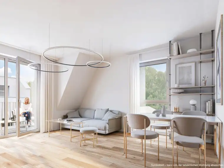 LAVITA - Dachgeschosswohnung in Langenzersdorf 4 Zimmer auf 88m² mit 2 Bädern und Südbalkon