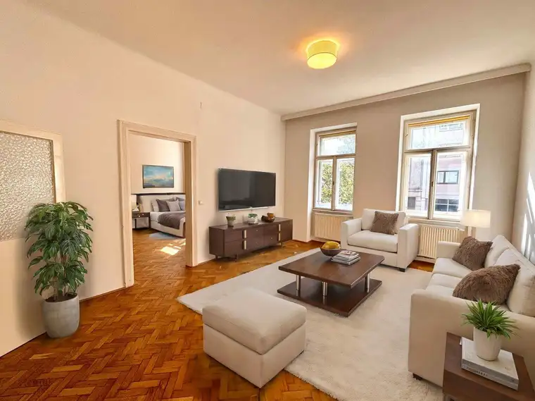 Schöne 3,5 Zimmer Altbauwohnung/Ordination im Nibelungenviertel nahe Schmelz, 1150!
