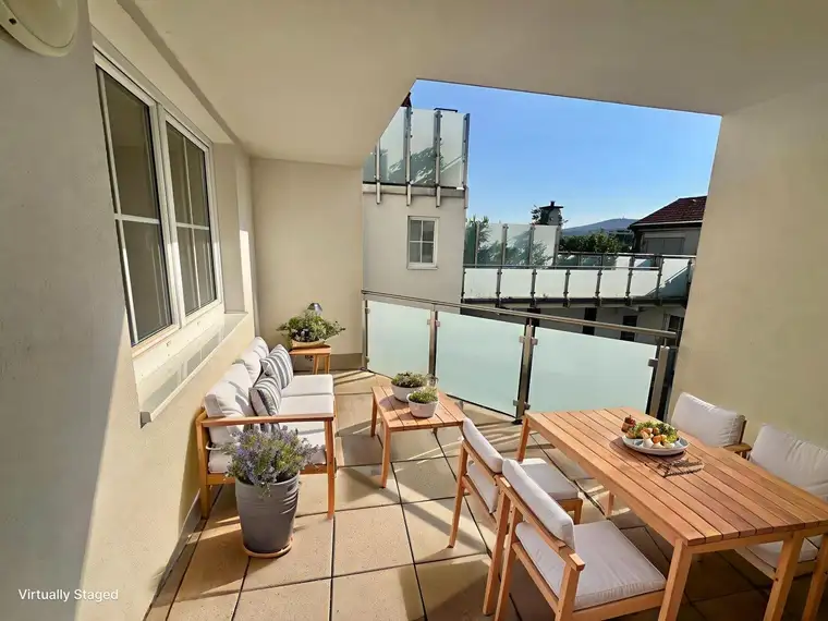 MÖDLING! 4-Zimmer DG Maisonette zum Kauf mit SÜDLOGGIA Richtung Anninger!