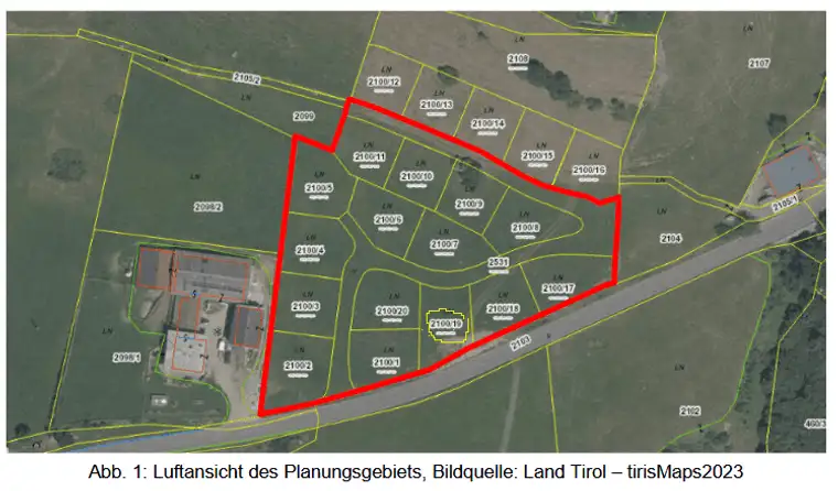 Günstiges Baugrundstück in Aucht, Gemeinde Kaunerberg Parzelle 2100/19