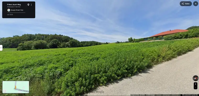 Baugrundstück 927 m² in Wabelsdorf (Poggersdorf) – ruhige Sackgasse, nahe Klagenfurt, voll erschlossen