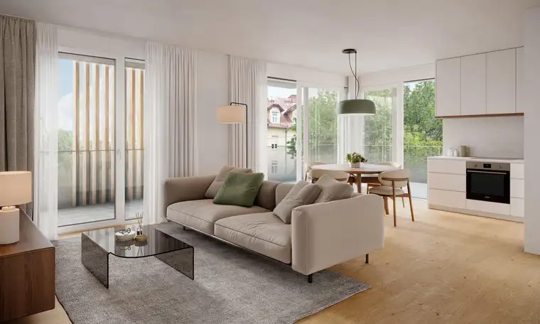 2-Zimmer-Balkonwohnung in Gösting
