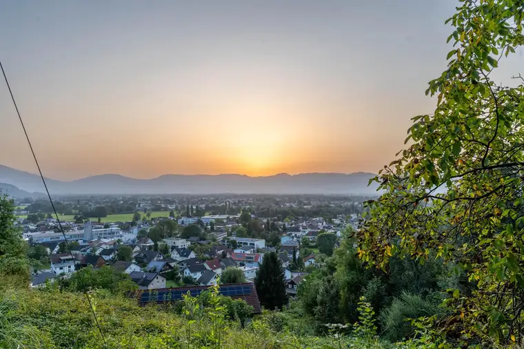 Bauplatz mit Panoramablick – seltene Gelegenheit in Vorarlberg