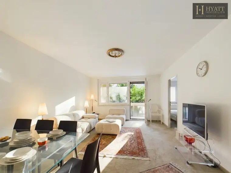 Helle 4-Zimmer-Wohnung mit hofseitiger Südloggia