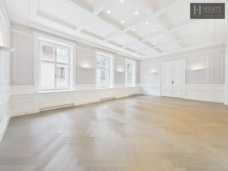 Repräsentatives Altbau-Büro am Bauernmarkt | Elegante Büroflächen im Herzen des 1. Bezirks