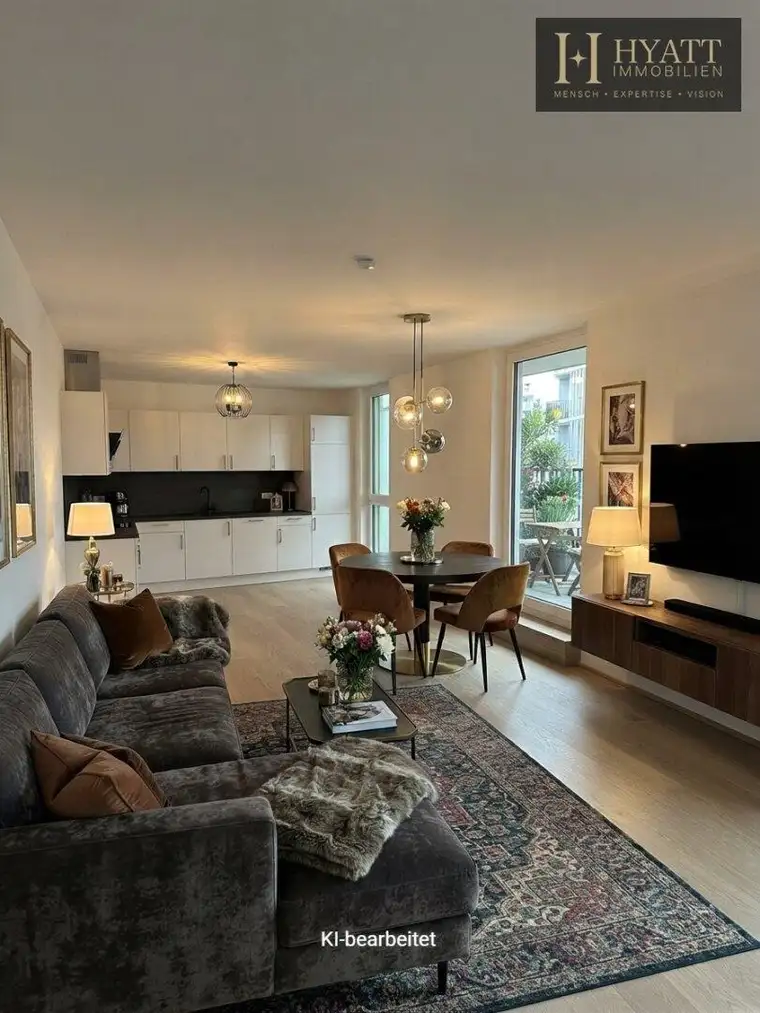 Lichtdurchflutete 3-Zimmer-Wohnung mit zwei Terrassen